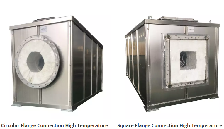 circular and square flange connection high temperature
